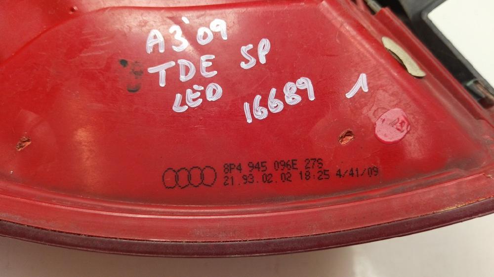 PILOTO TRASERO DERECHO AUDI A3 2.0 TDI DPF MT 140CV