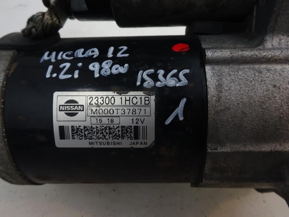 MOTOR ARRANQUE NISSAN MICRA 1.2 MT 98CV | 72KW