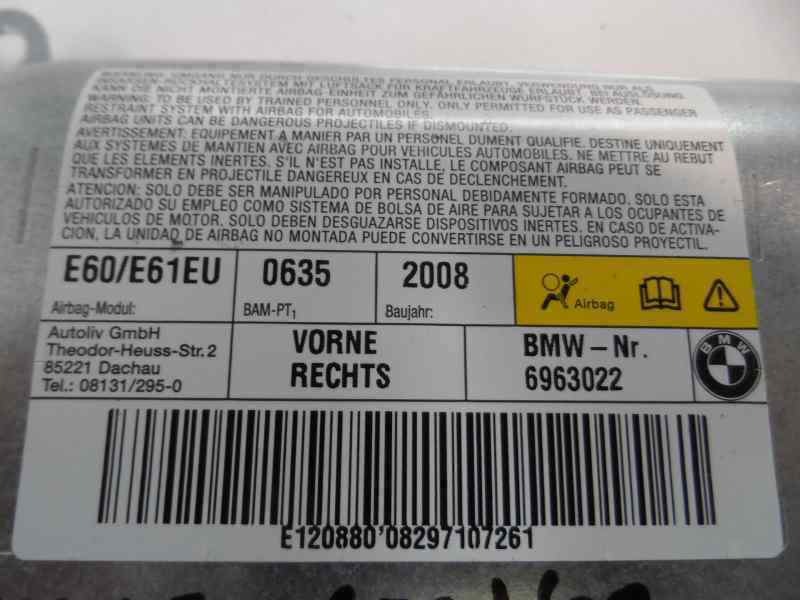 AIRBAG DELANTERO DERECHO BMW SERIE 5 2.0 520D MT 177CV