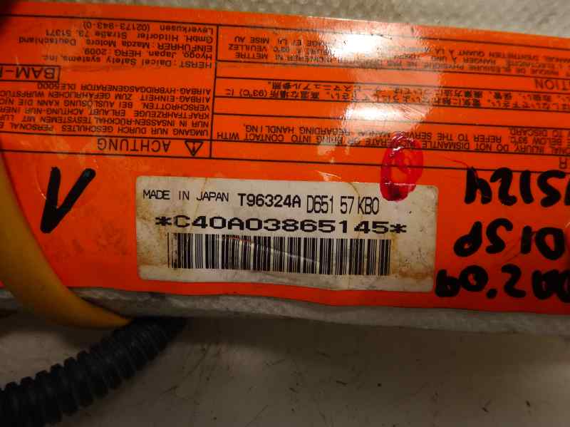 AIRBAG DELANTERO IZQUIERDO MAZDA 2 1.3 MT 75CV