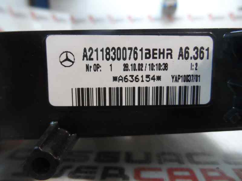 RESISTENCIA CALEFACCION MERCEDES BENZ CLASE E 2003 2.2 MT 143CV | 105KW