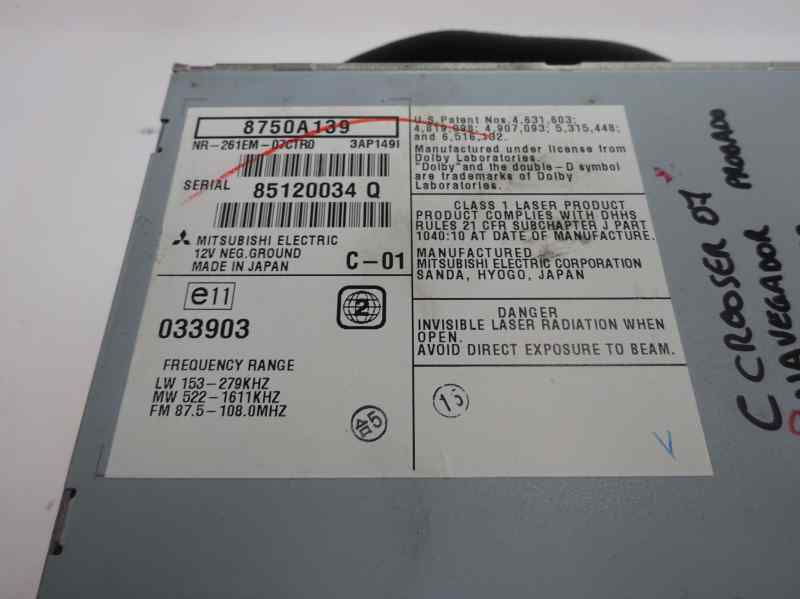 SISTEMA AUDIO RADIO CD CITROEN CCROSSER OTROS