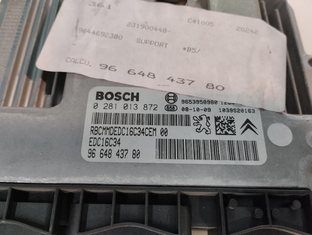 CENTRALITA MOTOR UCE CITROEN C4 2009 1.6 HDI MT 90CV