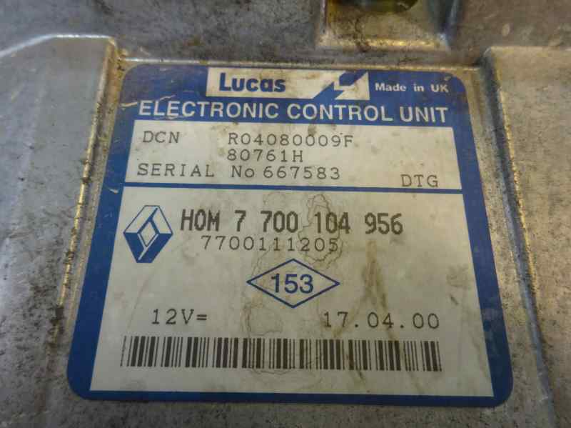 CENTRALITA MOTOR UCE RENAULT CLIO 1.9 D MT 64CV | 47KW