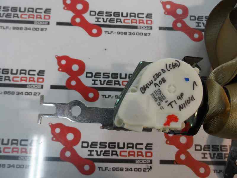 CINTURON SEGURIDAD TRASERO IZQUIERDO BMW SERIE 5 2008 2.0 520D MT 177CV