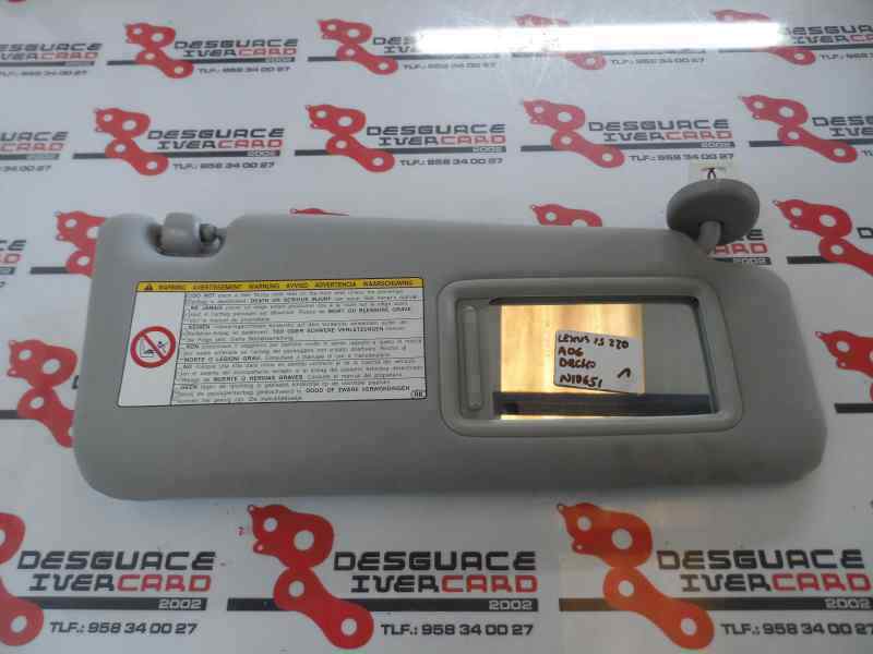 PARASOL DERECHO LEXUS IS 2.2 220D MT 177CV