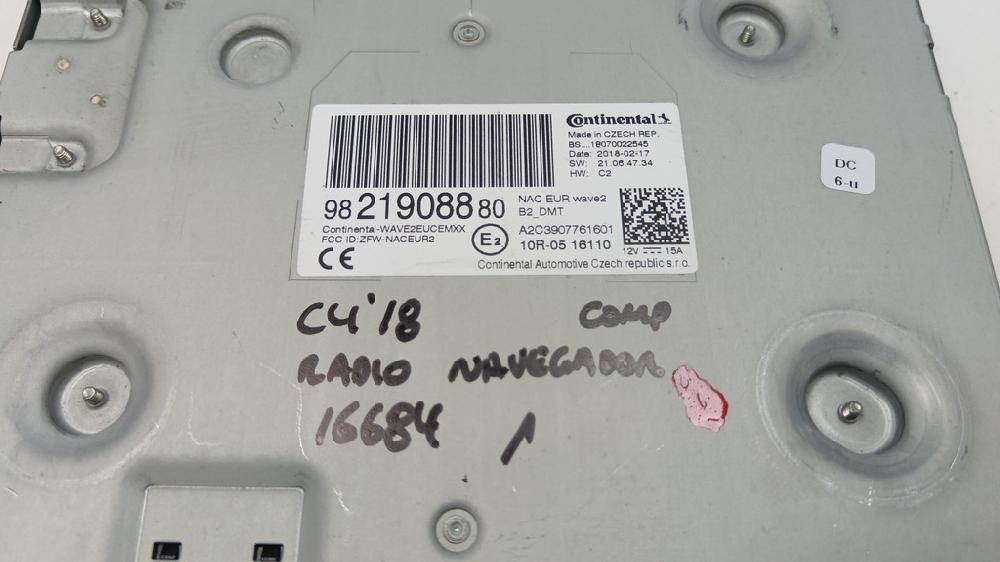 SISTEMA AUDIO RADIO CD CITROEN C4 1.6 MT 100CV | 73KW