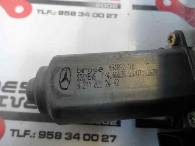 ELEVALUNAS TRASERO DERECHO MERCEDES BENZ CLASE E 2.2 MT 143CV | 105KW