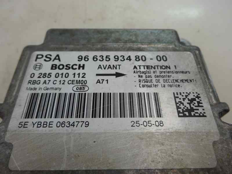 CENTRALITA AIRBAG PEUGEOT 207 2008 1.4 HDI MT 70CV