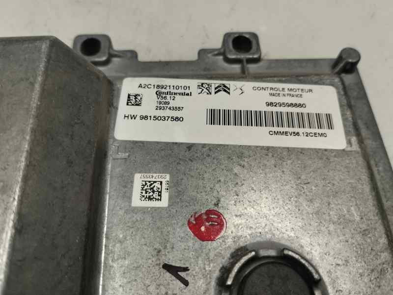 CENTRALITA MOTOR UCE PEUGEOT 2008 2019 1.2 VTI MT 82CV