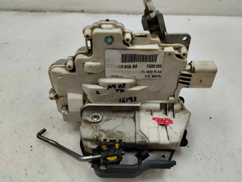 CERRADURA PUERTA TRASERA DERECHA AUDI A4 2005 2.0 TDI MT 140CV | 103KW