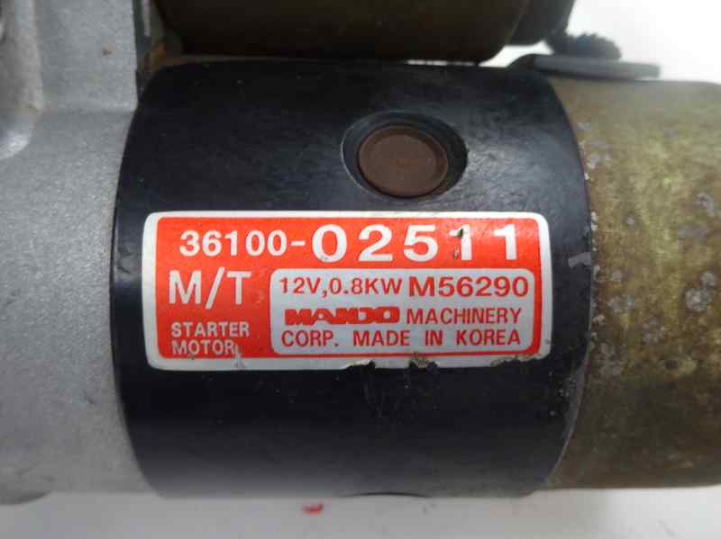 MOTOR ARRANQUE HYUNDAI ATOS 1.0 MT 56CV | 41KW