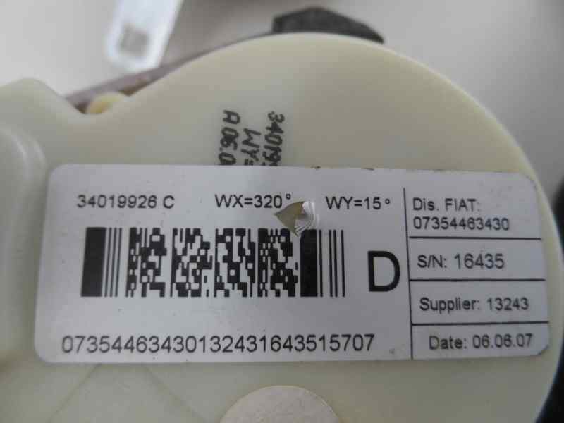 CINTURON SEGURIDAD TRASERO DERECHO FIAT BRAVO 1.9 16V MULTIJET 115 120CV 5MT