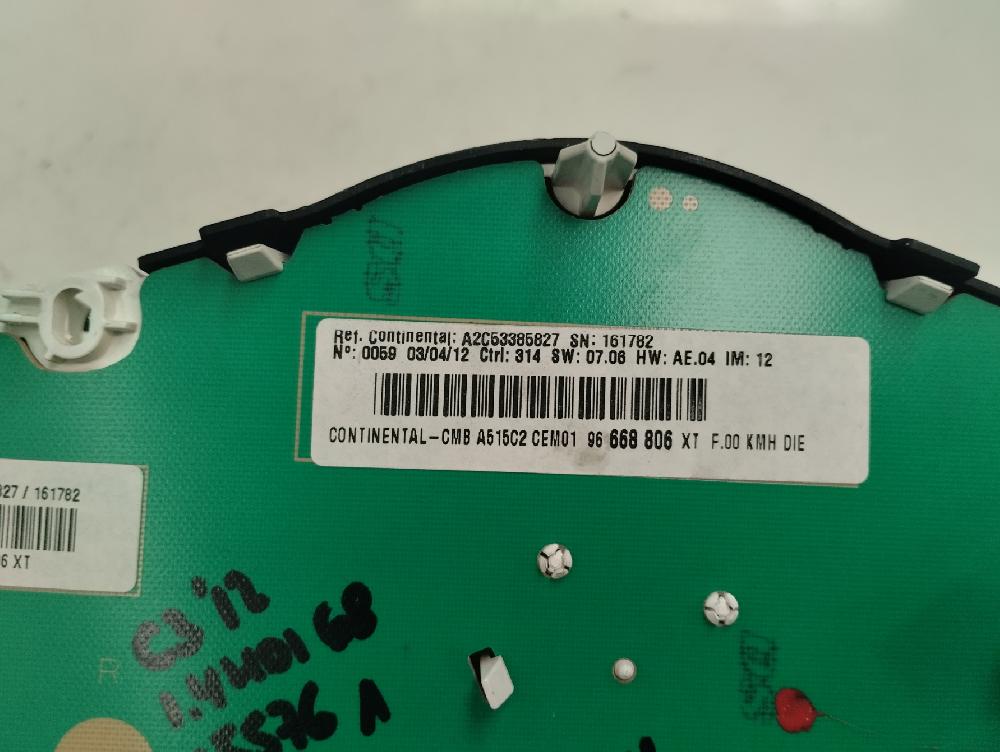 CUADRO INSTRUMENTOS CITROEN C3 1.4 HDI AMT 68CV