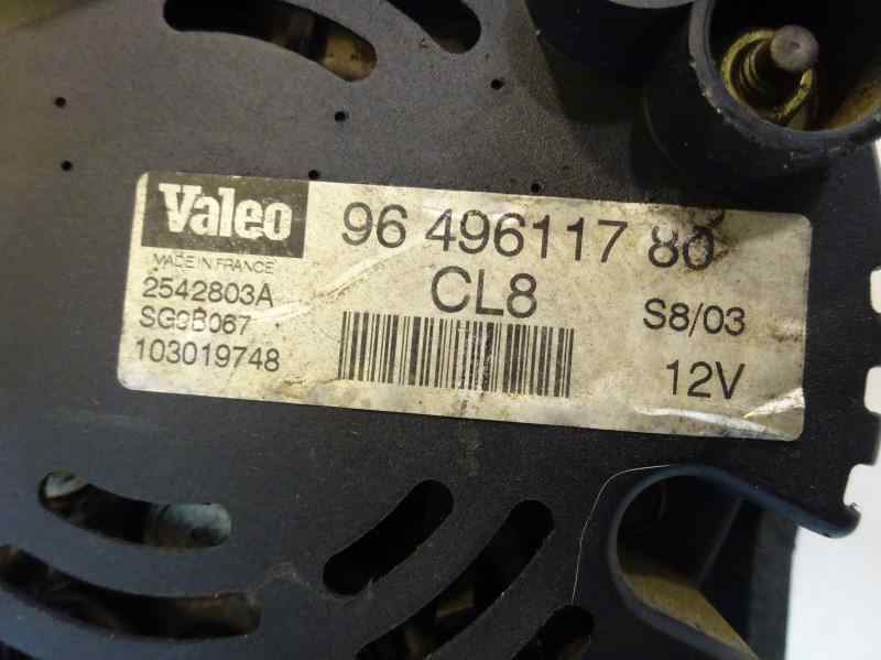 ALTERNADOR PEUGEOT 206 1.1 MT 60CV