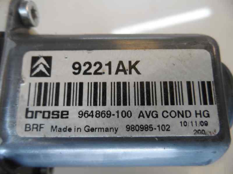 MOTOR ELEVALUNAS DELANTERO IZQUIERDO CITROEN C5 2007 2.0 HDI MT 136CV