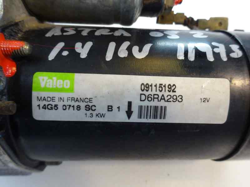 MOTOR ARRANQUE OPEL ASTRA 1.4 MT 90CV | 66KW