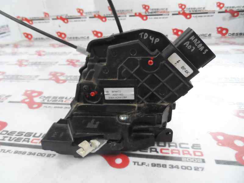 CERRADURA PUERTA TRASERA DERECHA MAZDA 3 1.6 MT 105CV | 77KW