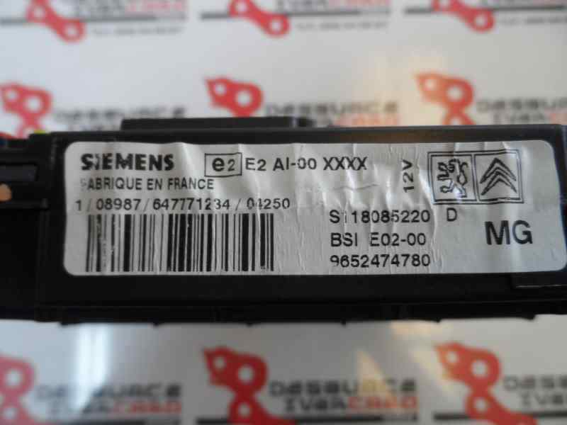 CAJA RELES FUSIBLES PEUGEOT 206 1.1 MT 60CV