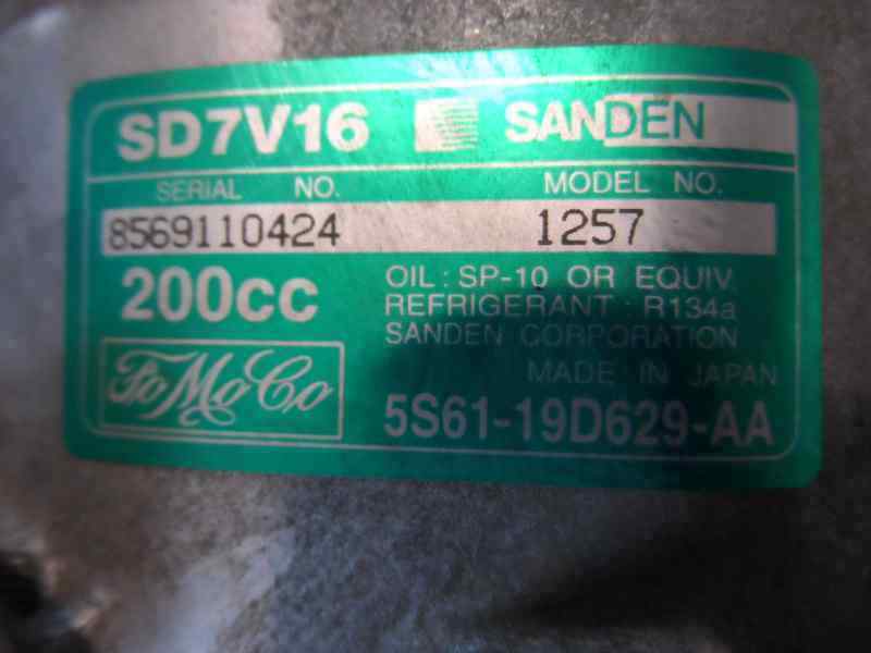 COMPRESOR AIRE ACONDICIONADO FORD FUSION 1.6 TDCI MT 90CV