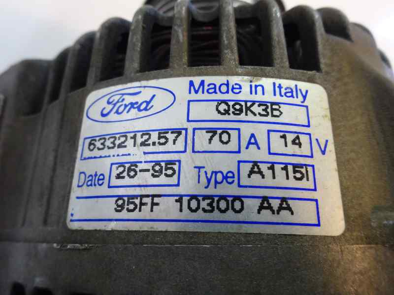 ALTERNADOR FORD ESCORT 1.8 D MT 60CV | 44KW