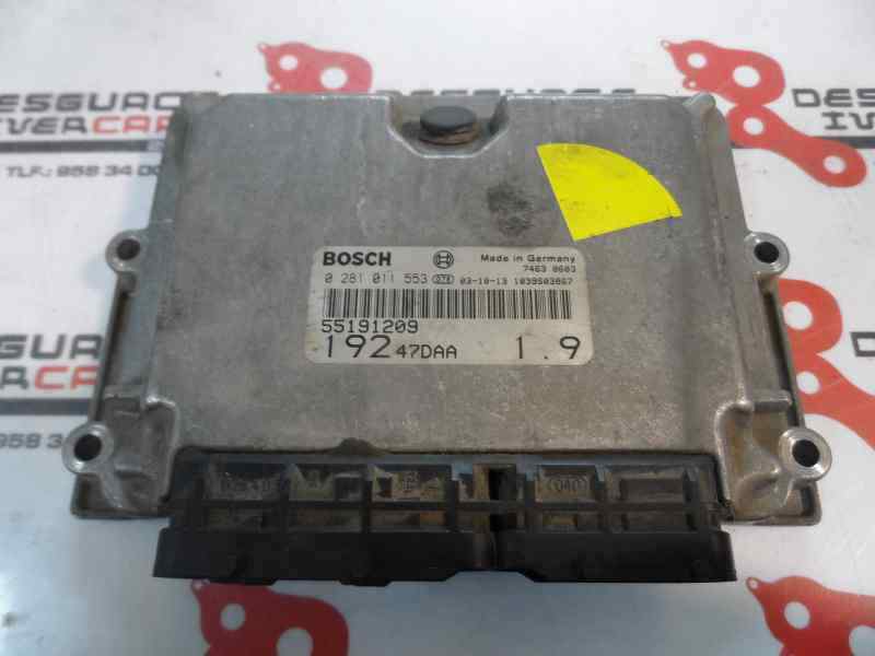 CENTRALITA MOTOR UCE FIAT STILO 1.9 TD MT 115CV
