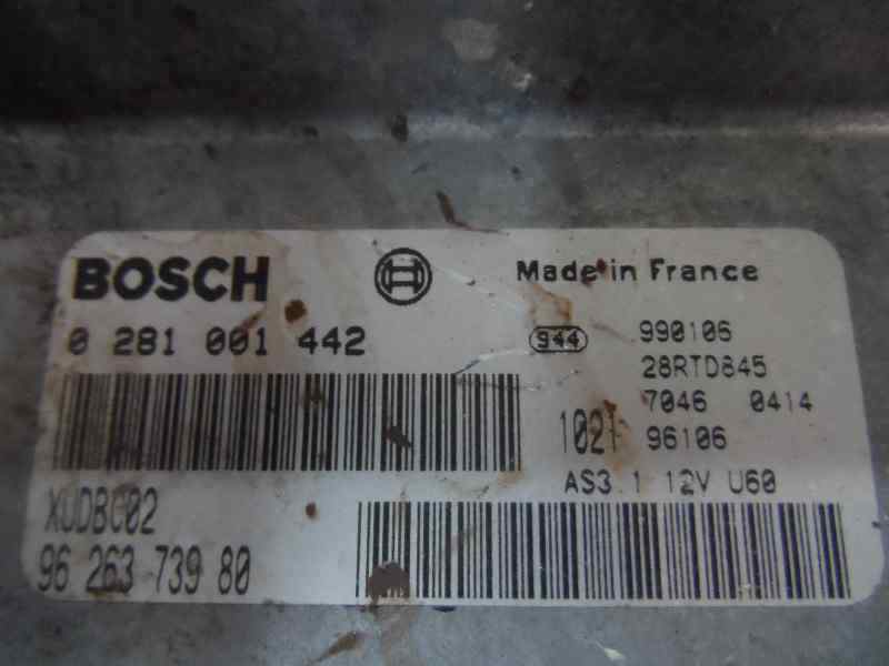 CENTRALITA MOTOR UCE PEUGEOT 806 1999 1.9 TD MT 90CV