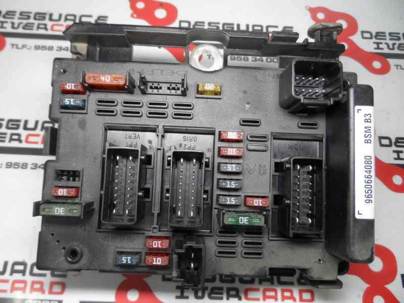 CAJA RELES FUSIBLES CITROEN XSARA 2.0 HDI MT 90CV