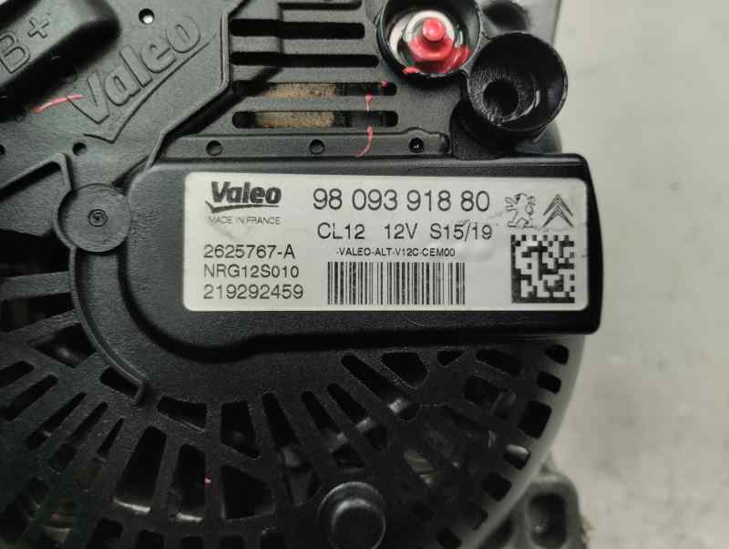 ALTERNADOR PEUGEOT 2008 1.2 VTI MT 82CV
