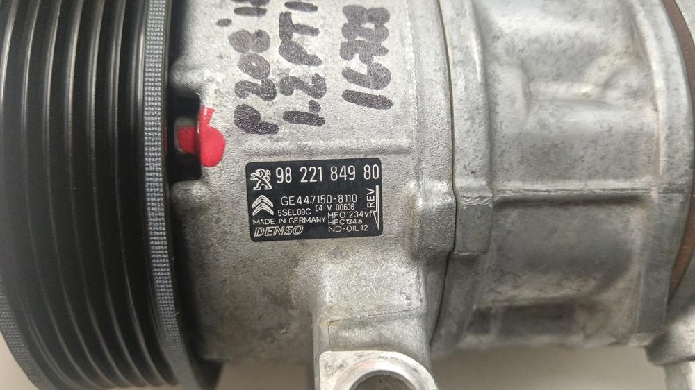 COMPRESOR AIRE ACONDICIONADO PEUGEOT 208 1.2 MT 110CV | 81KW