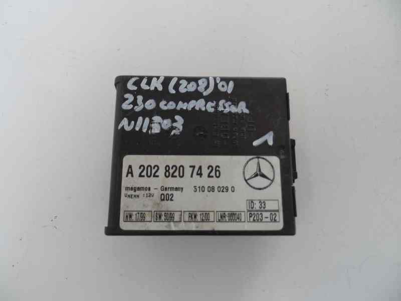 MODULO ELECTRONICO MERCEDES BENZ CLASE CLK 2001 2.3 CLK 230 MT 197CV