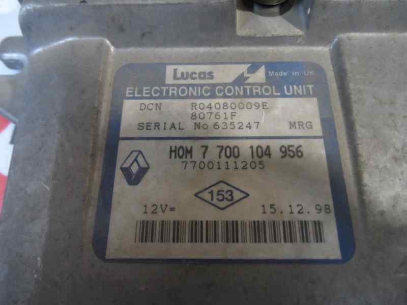 CENTRALITA MOTOR UCE RENAULT CLIO 1.9 D MT 64CV | 47KW