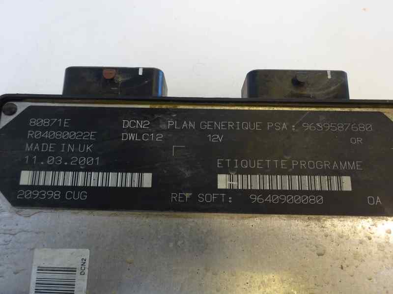 CENTRALITA MOTOR UCE PEUGEOT 306 1.9 MT D 69CV