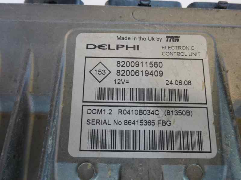 CENTRALITA MOTOR UCE RENAULT CLIO 1.5 DCI MT 86CV