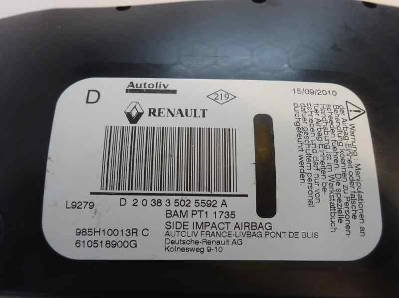 AIRBAG DELANTERO DERECHO RENAULT MEGANE 2010 1.5 DCI MT 106CV