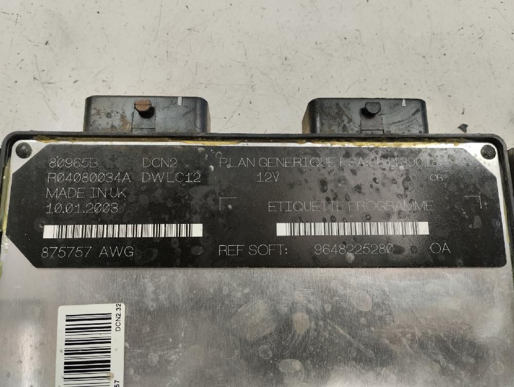 CENTRALITA MOTOR UCE PEUGEOT PARTNER 2.0 HDI MT 90CV