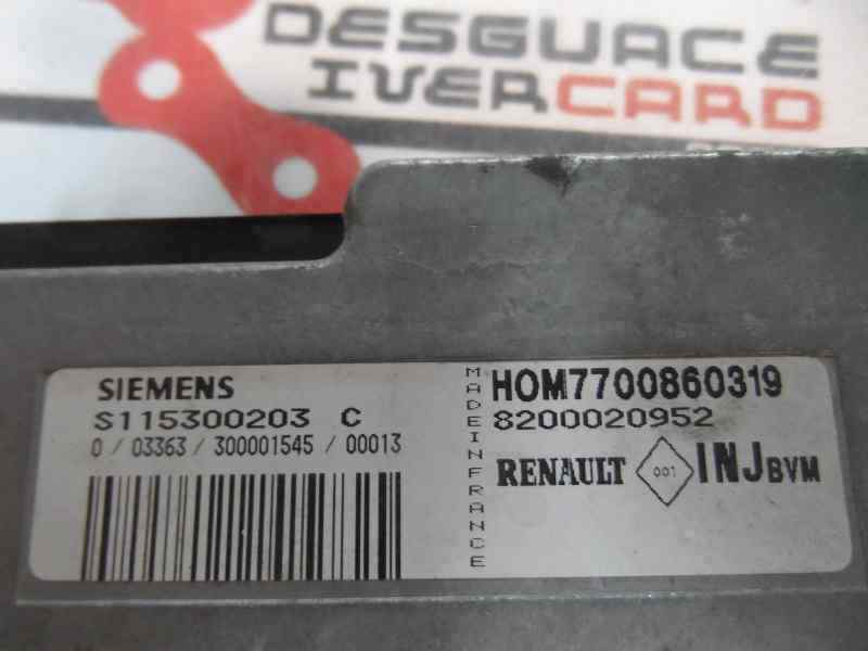 CENTRALITA MOTOR UCE RENAULT MEGANE 1999 1.6 MT 90CV | 66KW