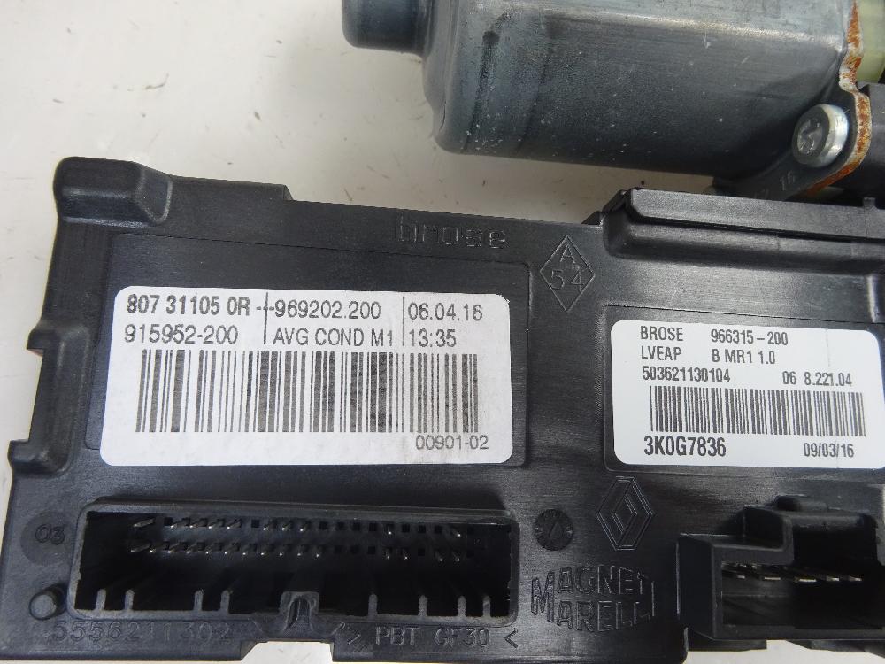 MOTOR ELEVALUNAS DELANTERO IZQUIERDO RENAULT SCENIC 2016 1.5 DCI MT 5 PLAZAS 110CV