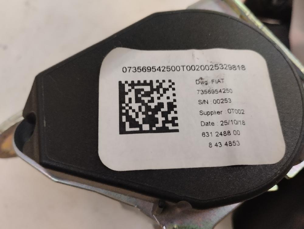 CINTURON SEGURIDAD TRASERO IZQUIERDO FIAT TIPO 1.3 95CV DIESEL