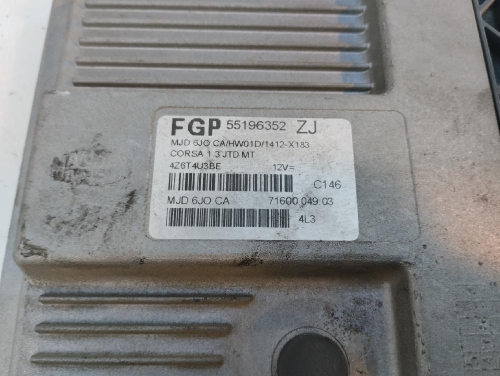 CENTRALITA MOTOR UCE OPEL CORSA 1.3 CDTI MT 70CV | 51KW