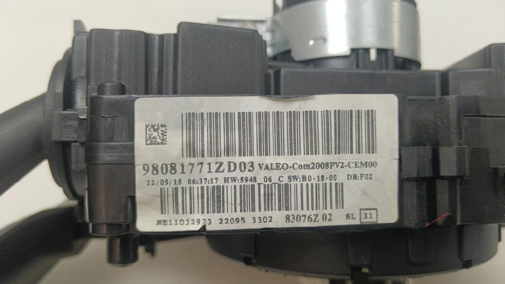 MANDO MULTIFUNCION PEUGEOT 208 1.2 VTI ETG 82CV