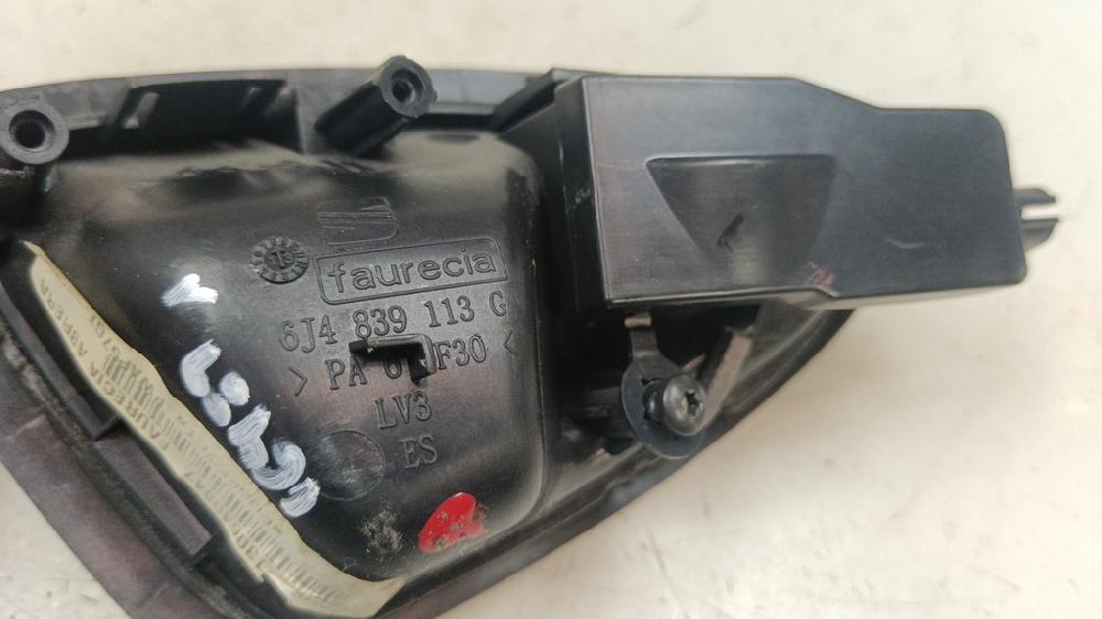 MANETA INTERIOR TRASERA IZQUIERDA SEAT IBIZA 2014 1.2 70CV, GASOLINA, MT, ACCIONAMIENTO DELANTERO