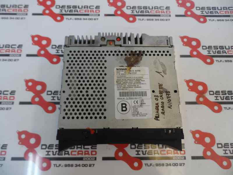 SISTEMA AUDIO RADIO CD NISSAN PRIMERA 2.2 DTI MT 126CV | 93KW