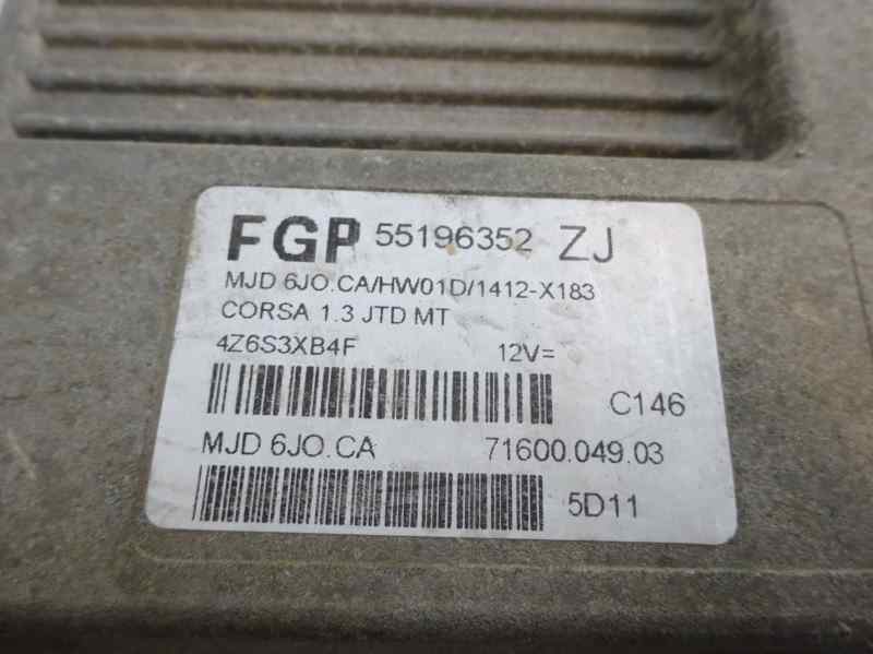 CENTRALITA MOTOR UCE OPEL CORSA 2005 1.3 CDTI MT 70CV | 51KW