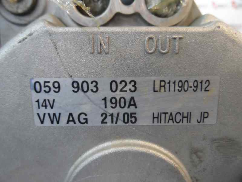 ALTERNADOR VOLKSWAGEN TOUAREG 3.0 TDI MT 225CV