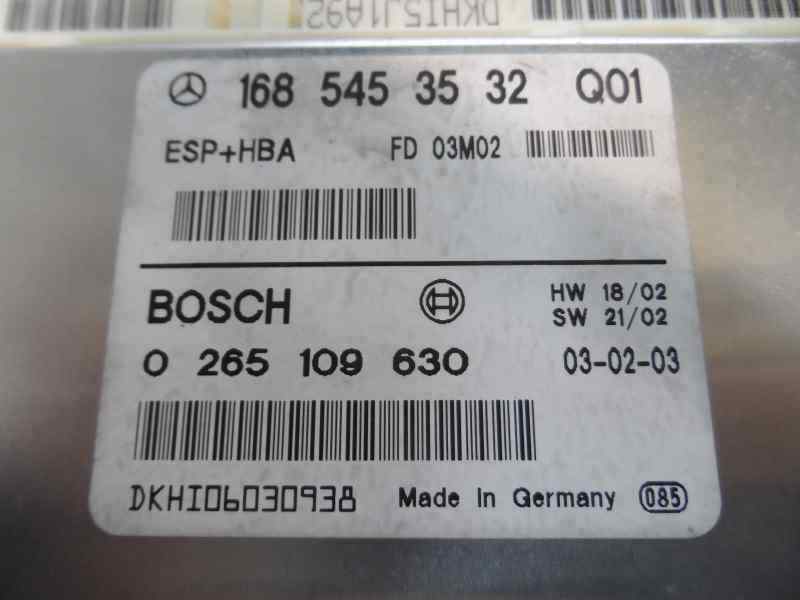 MODULO ELECTRONICO MERCEDES BENZ CLASE A 2003 1.7 A 170 CDI L MT 95CV