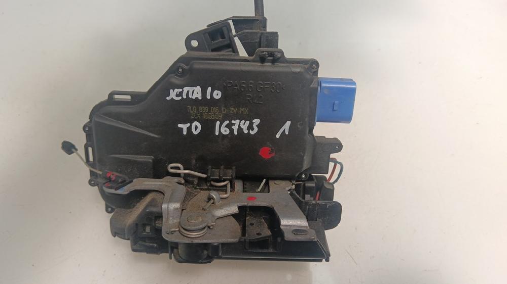 CERRADURA PUERTA TRASERA DERECHA VOLKSWAGEN JETTA 1.6 TDI MT 105CV