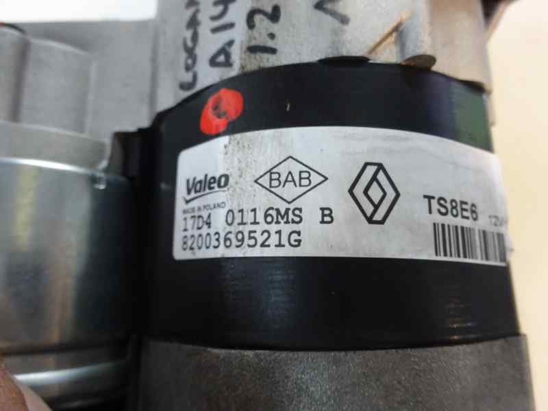 MOTOR ARRANQUE DACIA LOGAN 1.2 16V MT 75CV