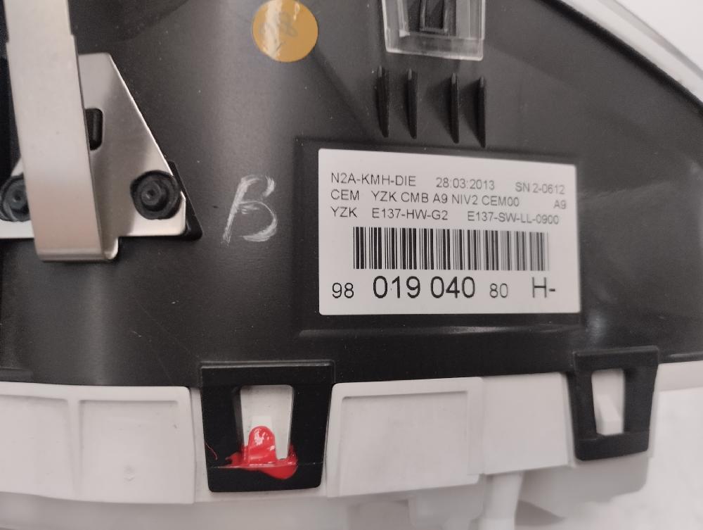 CUADRO INSTRUMENTOS PEUGEOT 208 1.4 HDI MT 68CV