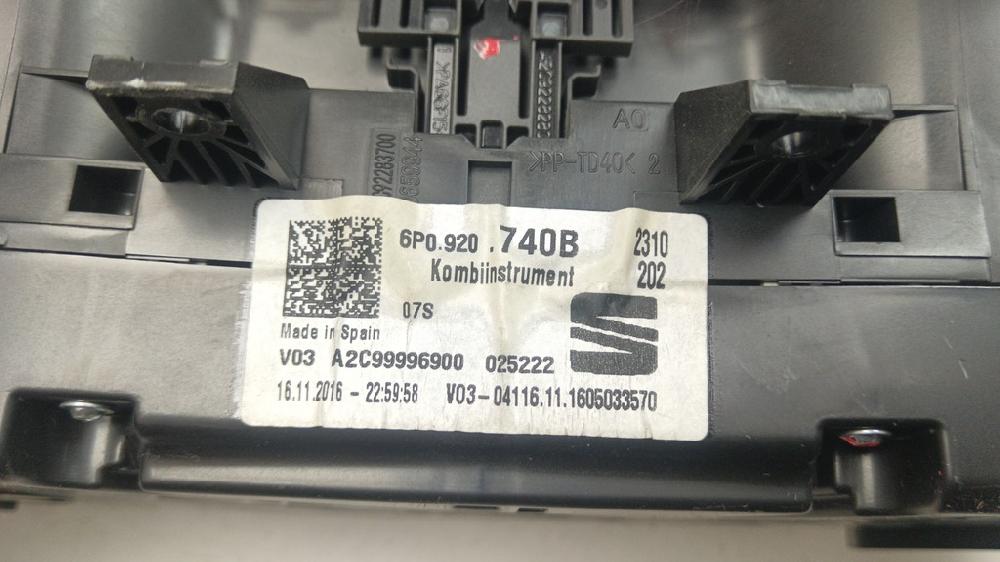 CUADRO INSTRUMENTOS SEAT IBIZA 1.2 MT 90CV | 66KW